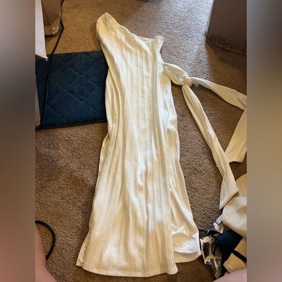 Privacy please ribbed one shoulder dress small - Picture 1 of 8